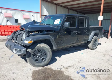 2023 Jeep Gladiator Sport 4X4 z USA, uszkodzony, nr VIN 1C6HJTAG0PL574465